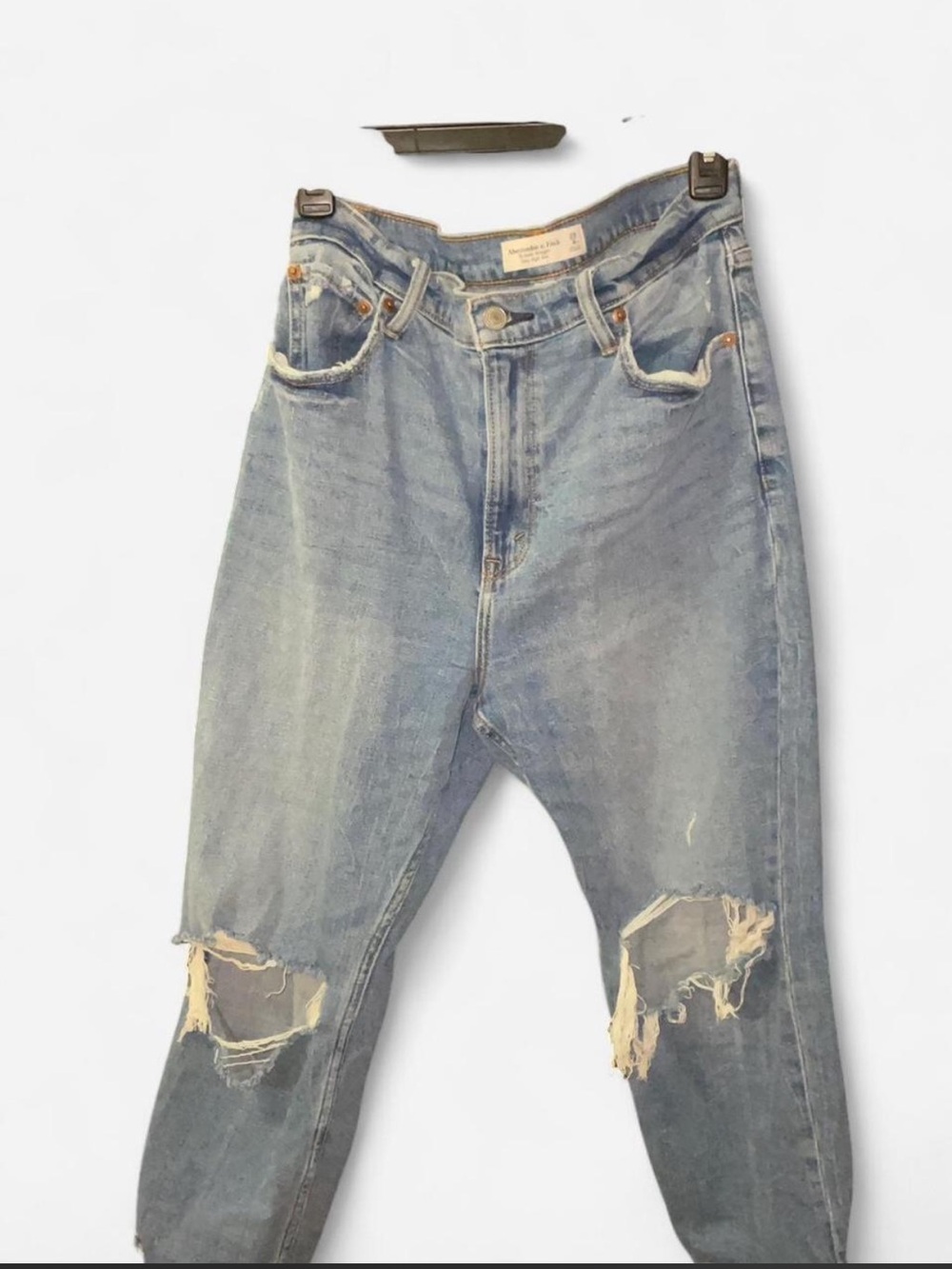 Abercrombie & Fitch Ankle Straight Ultra High Rise